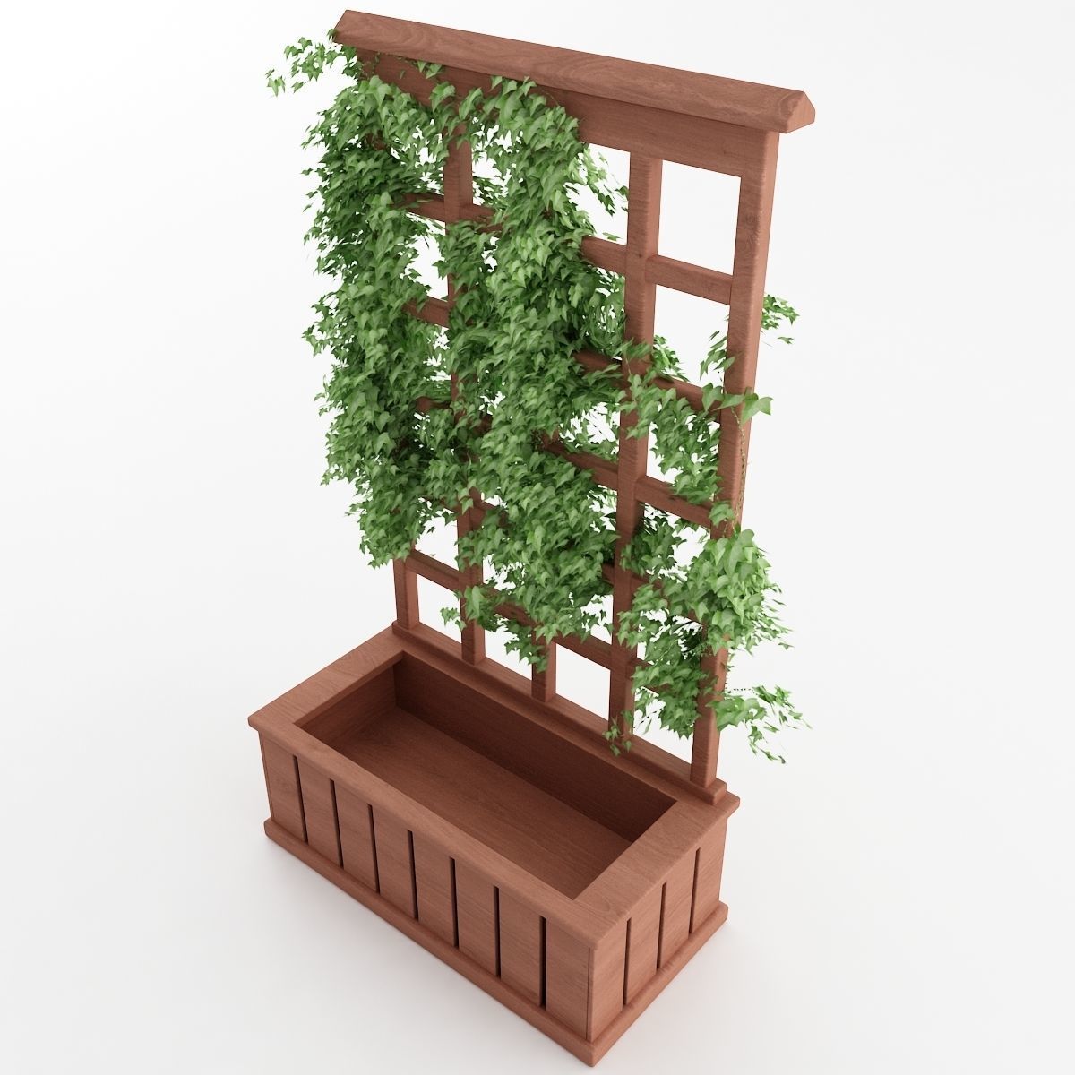 Trellis Planter 3D model_2