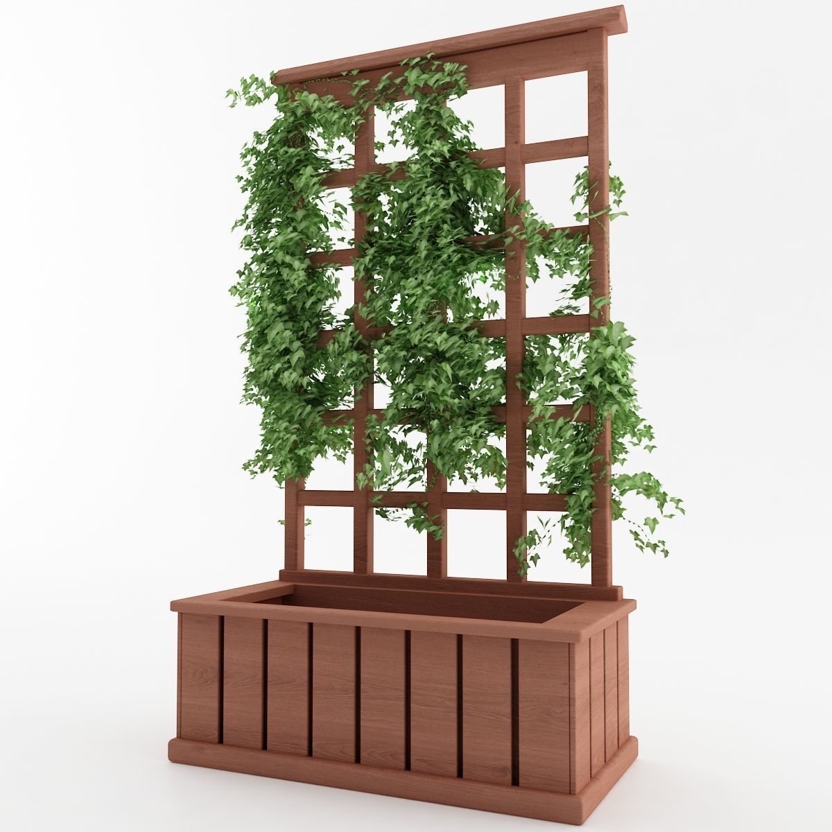 Trellis Planter 3D model_1