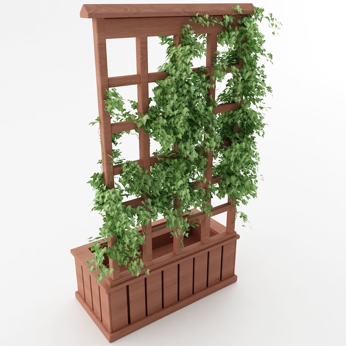 Trellis Planter 3D model_3