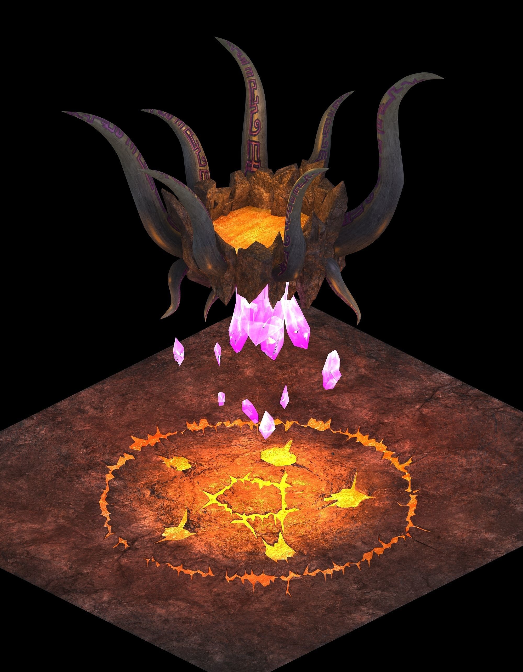 Lava Hell - Magma - Magic Matrix 23 3D model_8