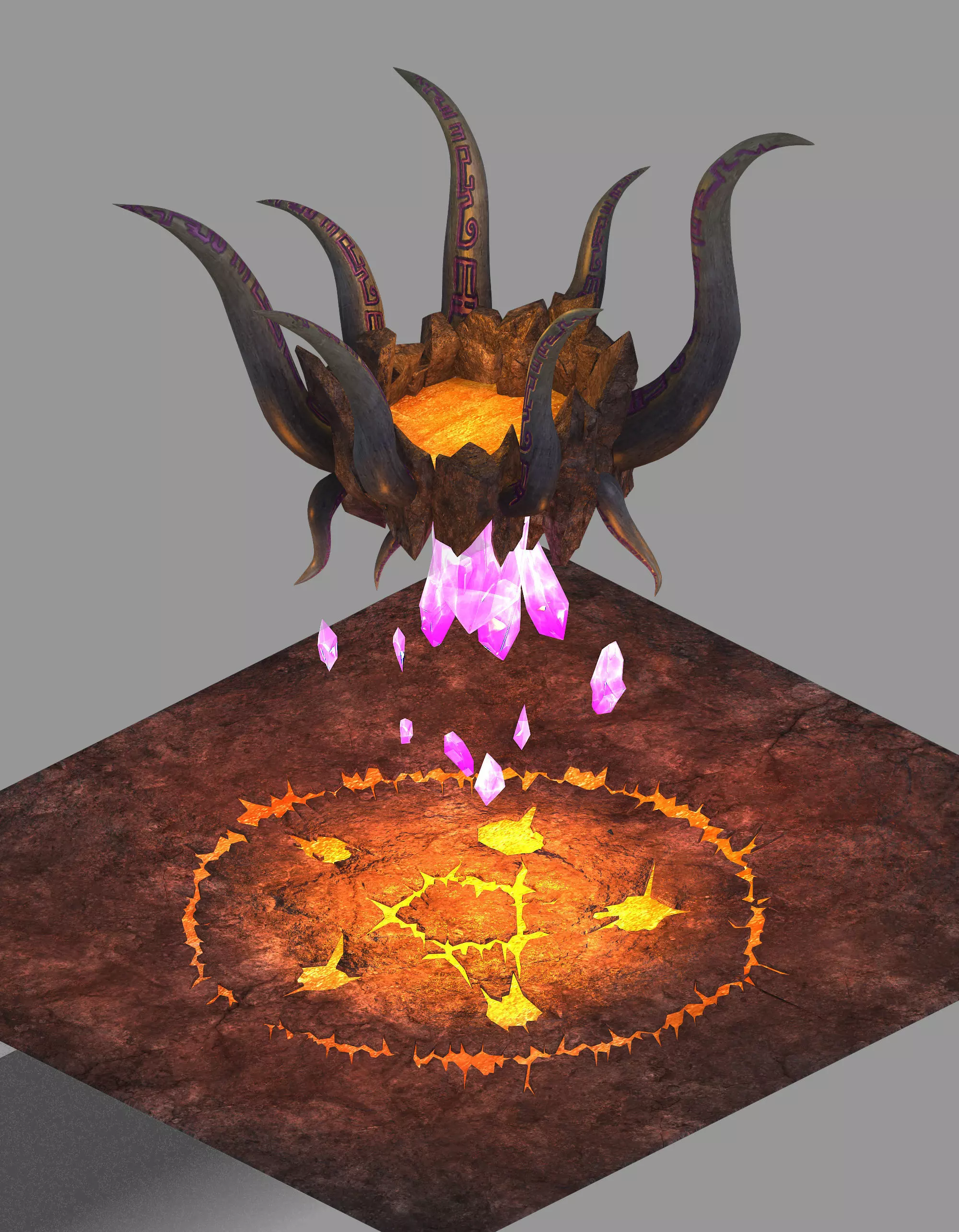 Lava Hell - Magma - Magic Matrix 23 3D model_3