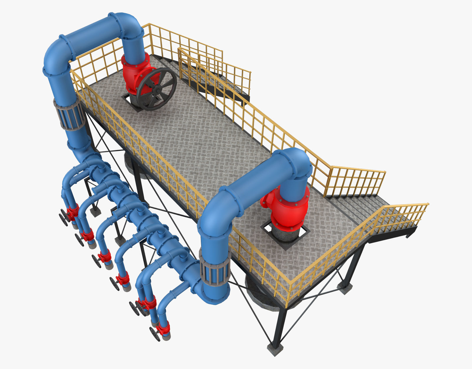 Piping System 1 3D model_18