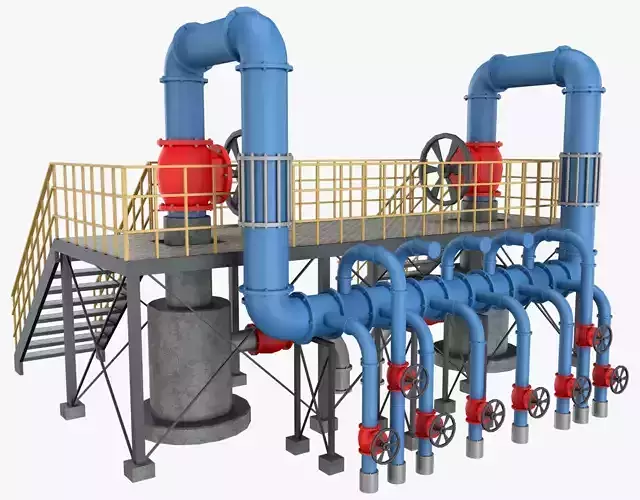 Piping System 1 3D model