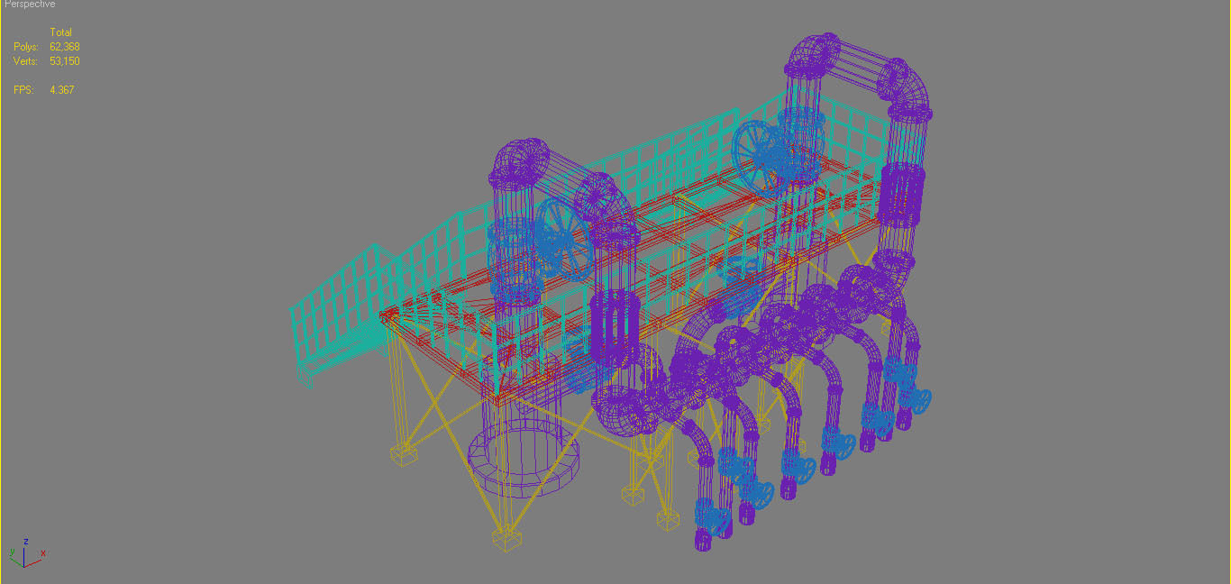 Piping System 1 3D model_10