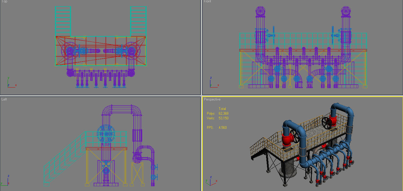 Piping System 1 3D model_13
