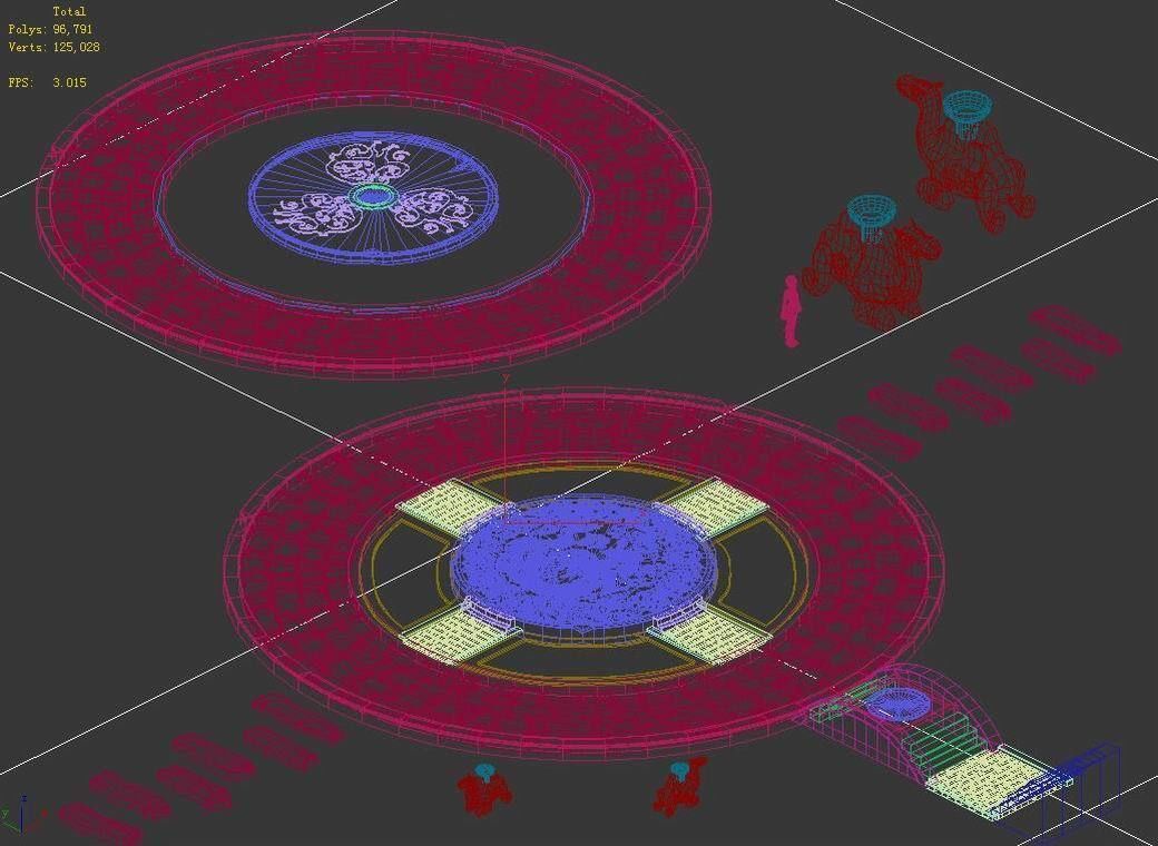 Desert Palace - Site - Camel 3D model_2