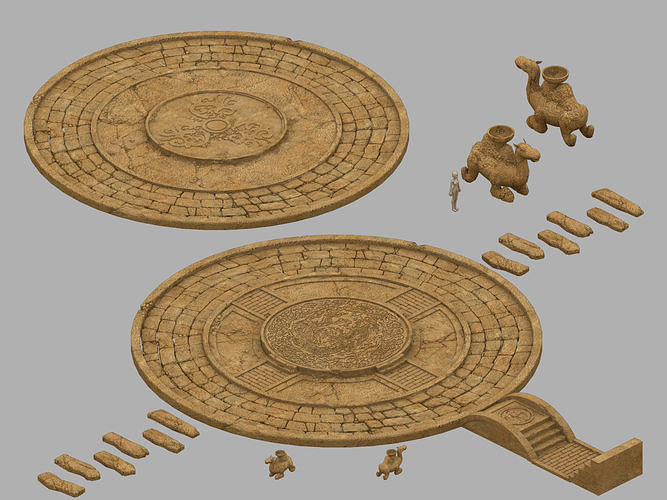 Desert Palace - Site - Camel 3D model