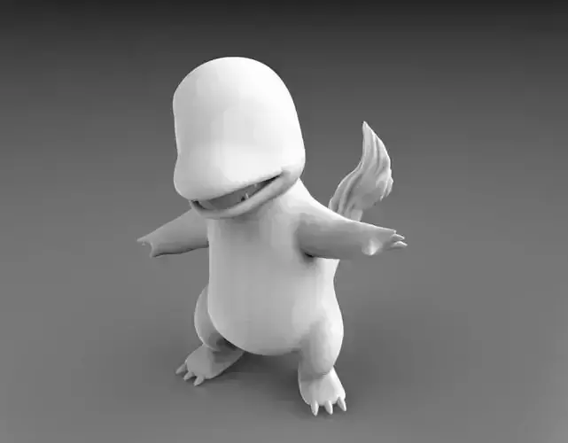 POKEMON - HIGH RES - 004 CHARMANDER