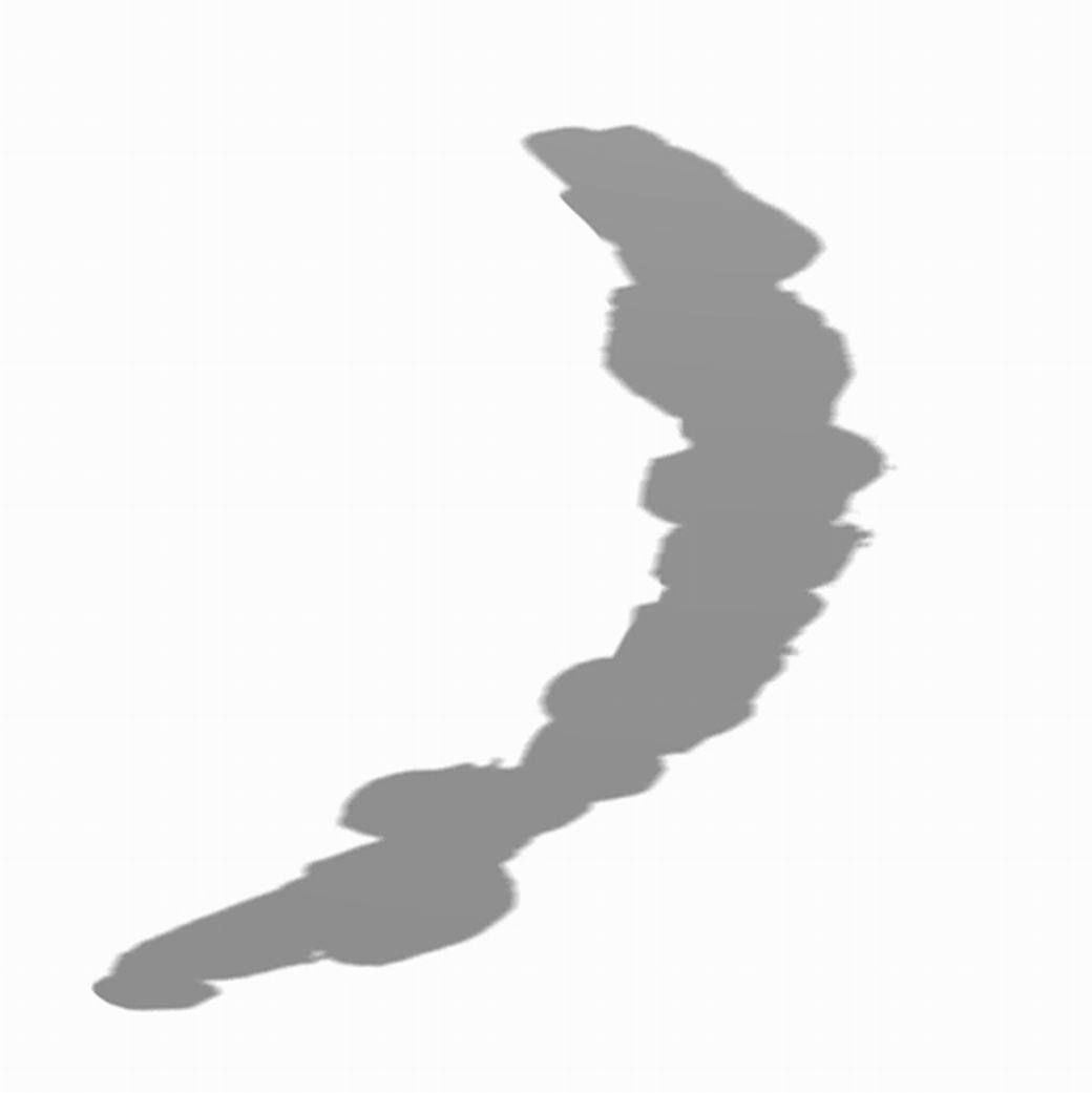 Mountain - moss - rocks 12 3D model_4