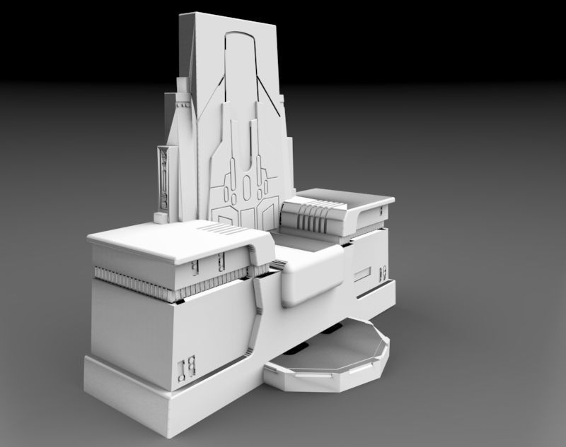 STAR WARS SNOKE THRONE 3D model_1
