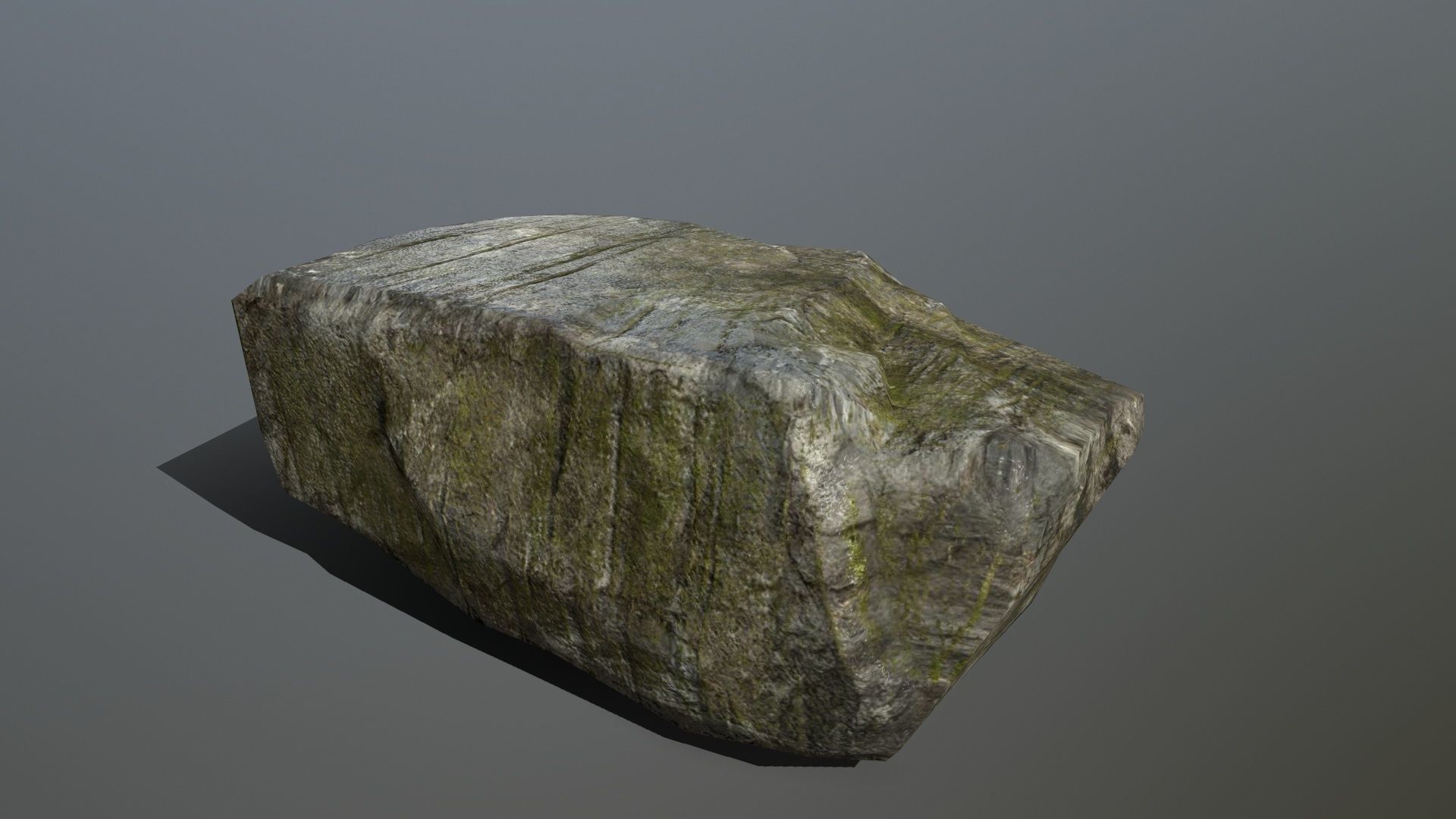 Rock Set Low-poly 3D model_8