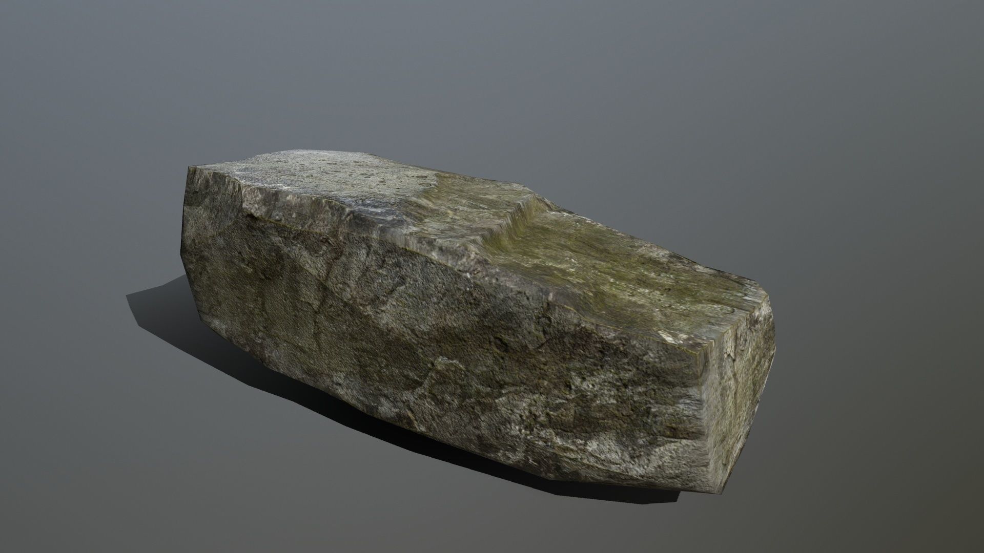 Rock Set Low-poly 3D model_11