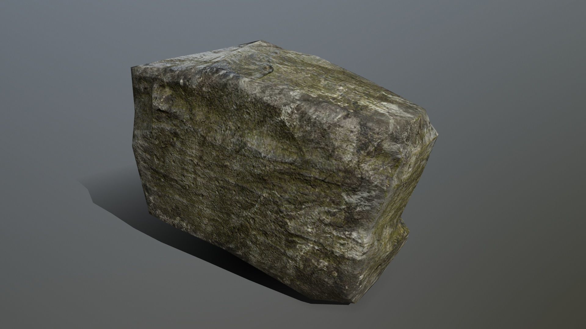 Rock Set Low-poly 3D model_12