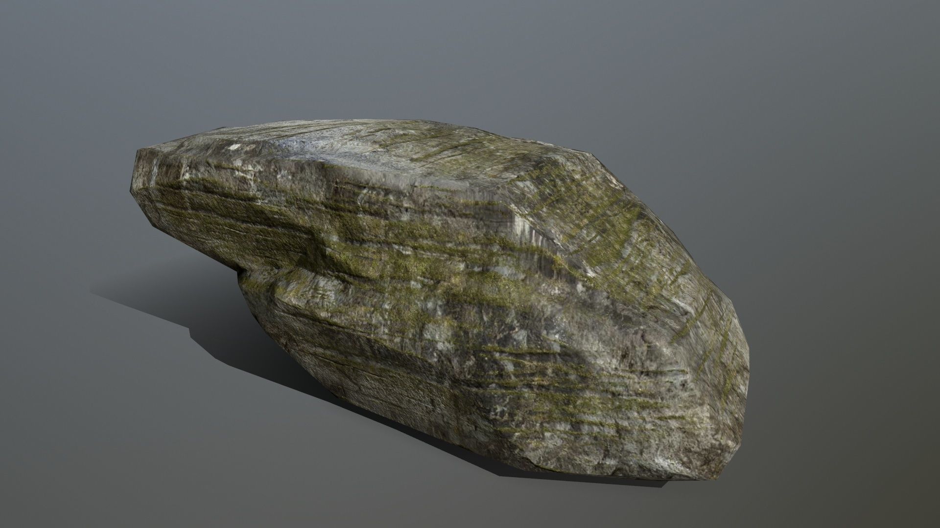Rock Set Low-poly 3D model_9