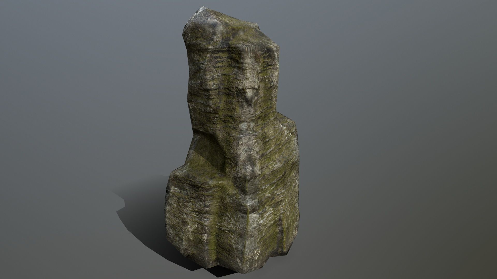 Rock Set Low-poly 3D model_6