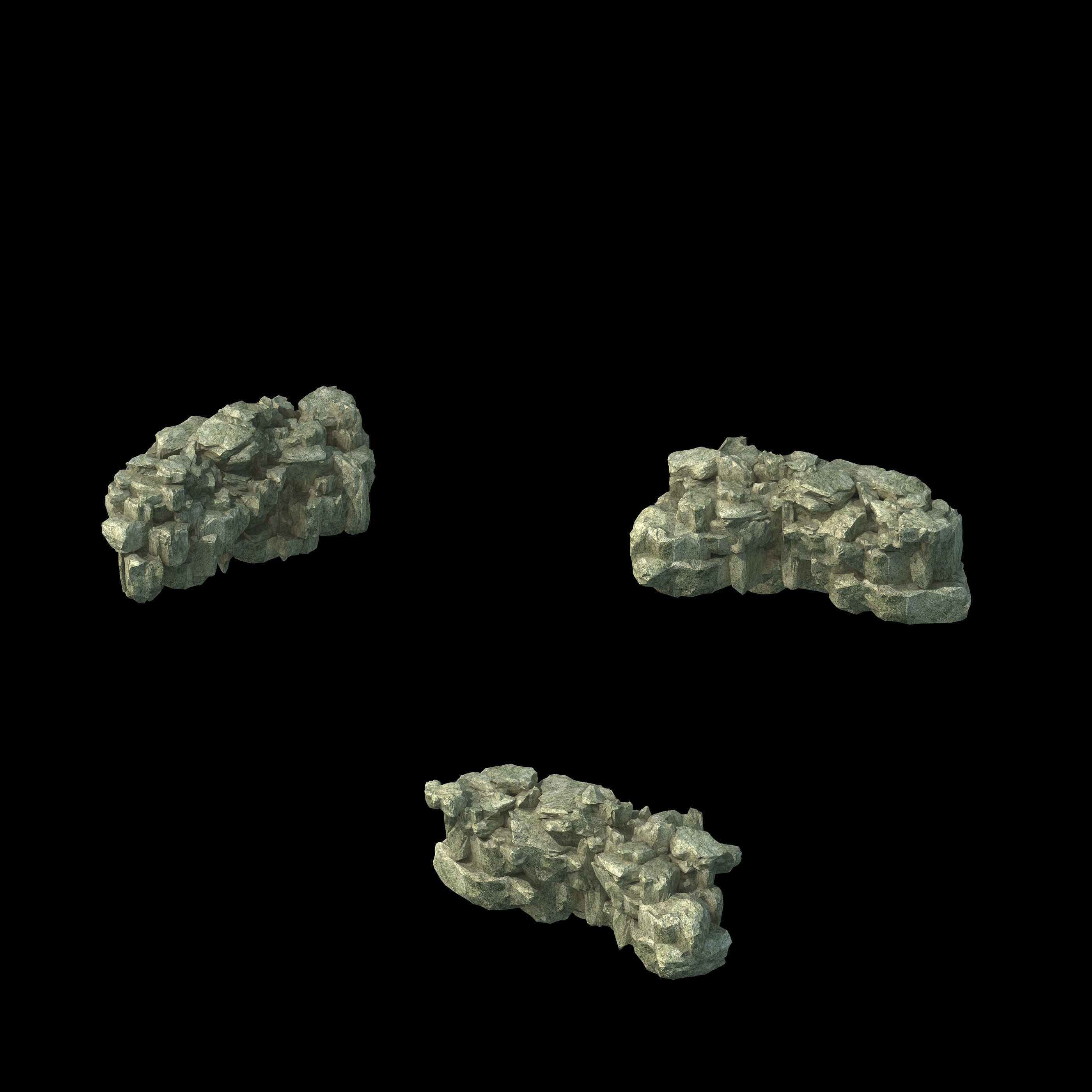 Mountain - Cliff - Stone 11 3D model_11