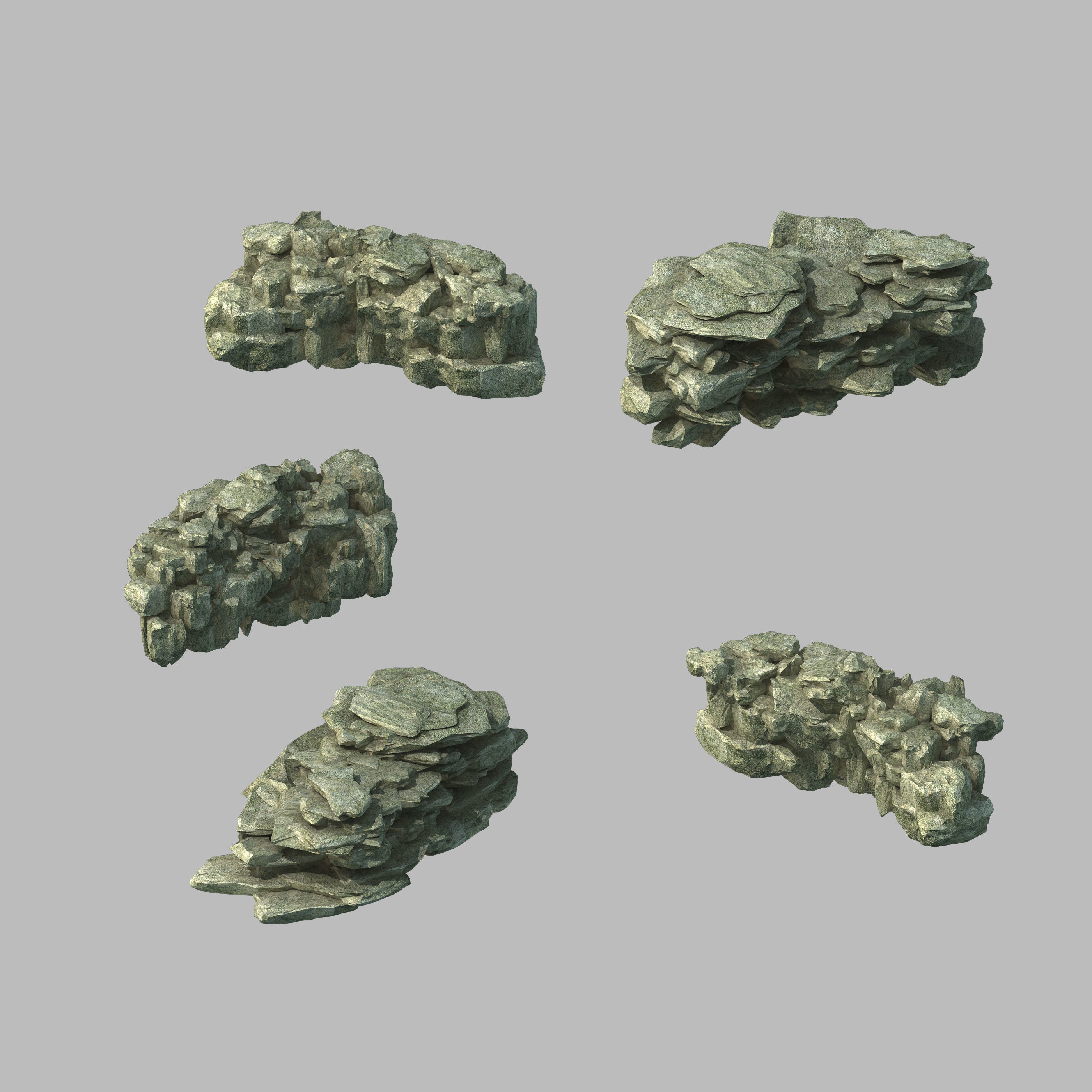 Mountain - Cliff - Stone 11 3D model_1