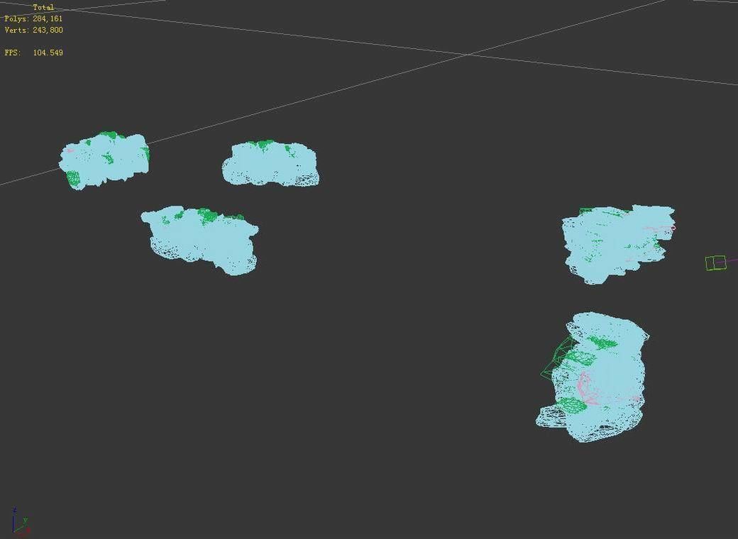 Mountain - Cliff - Stone 11 3D model_7