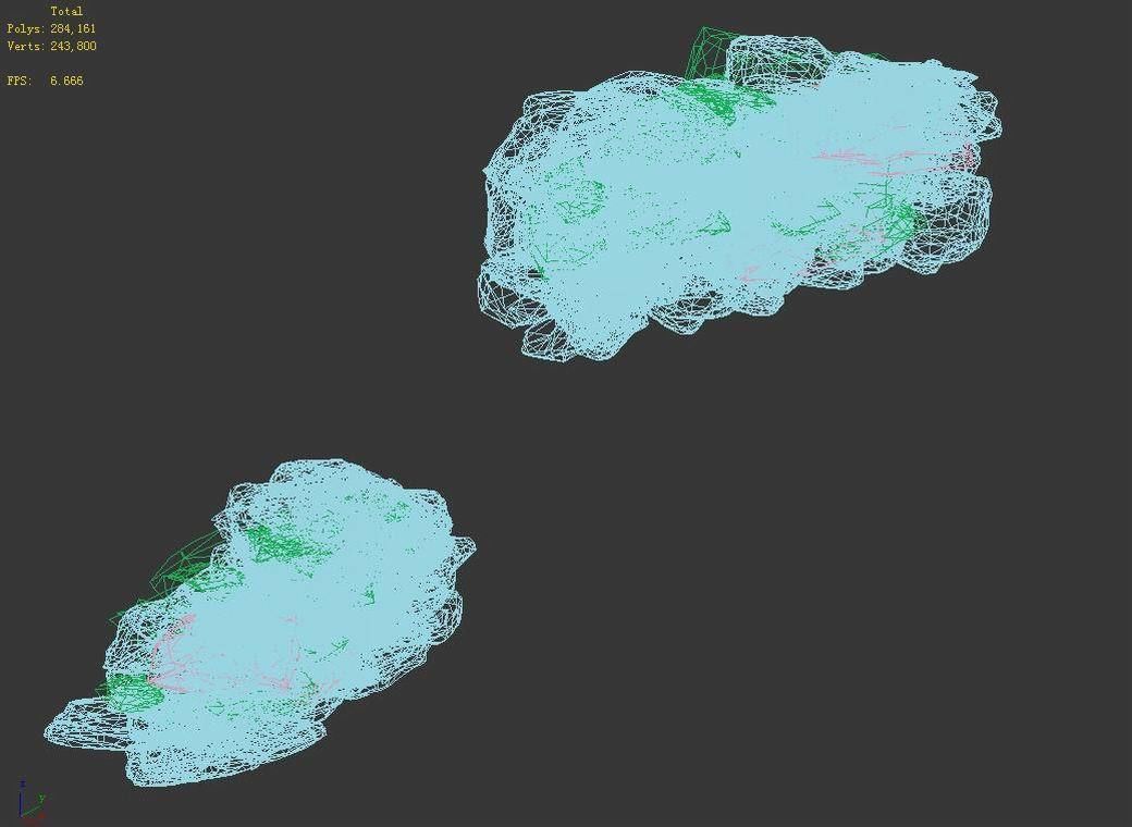 Mountain - Cliff - Stone 11 3D model_9