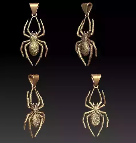 Spider pendant 3D print model