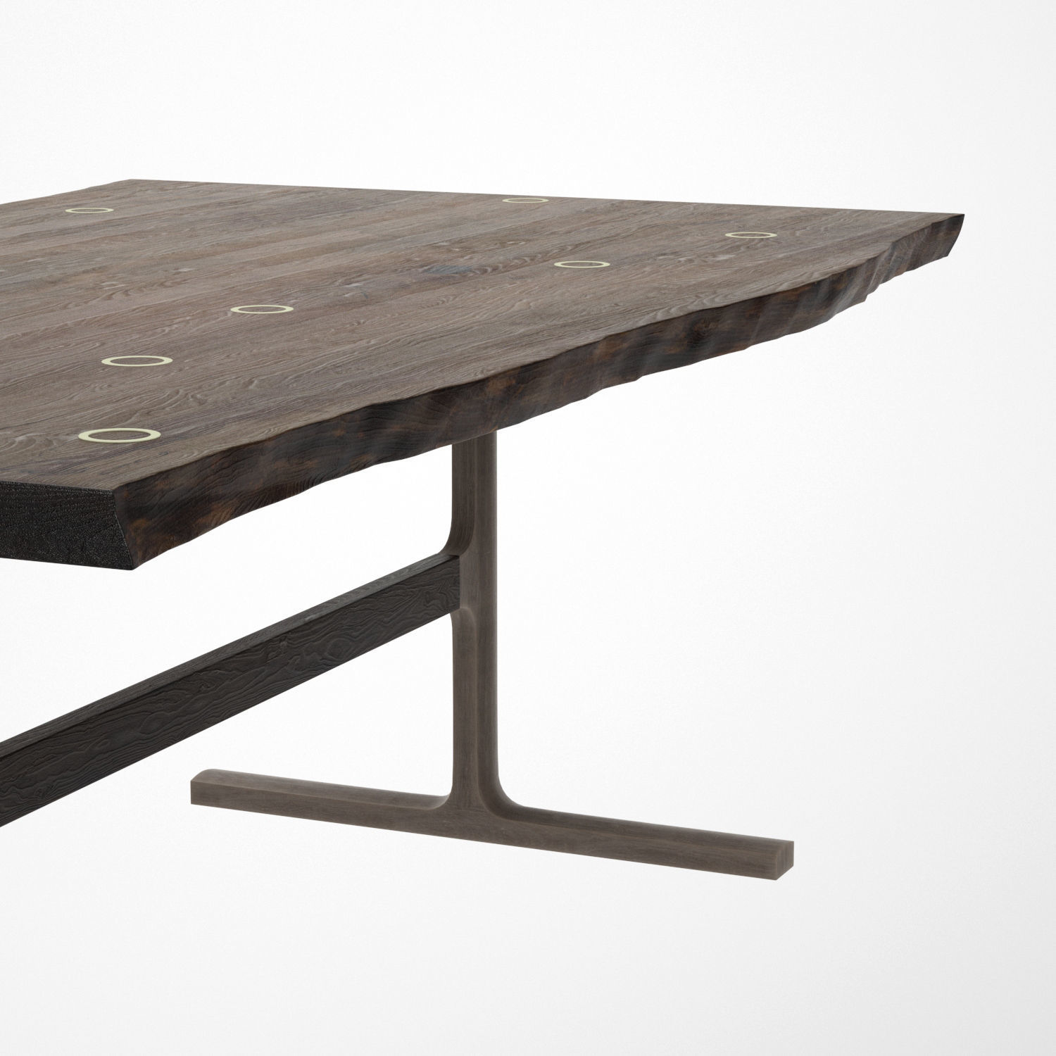 BRONZE SHAKER TABLE by Jeff Martin Joinery 3D model_5