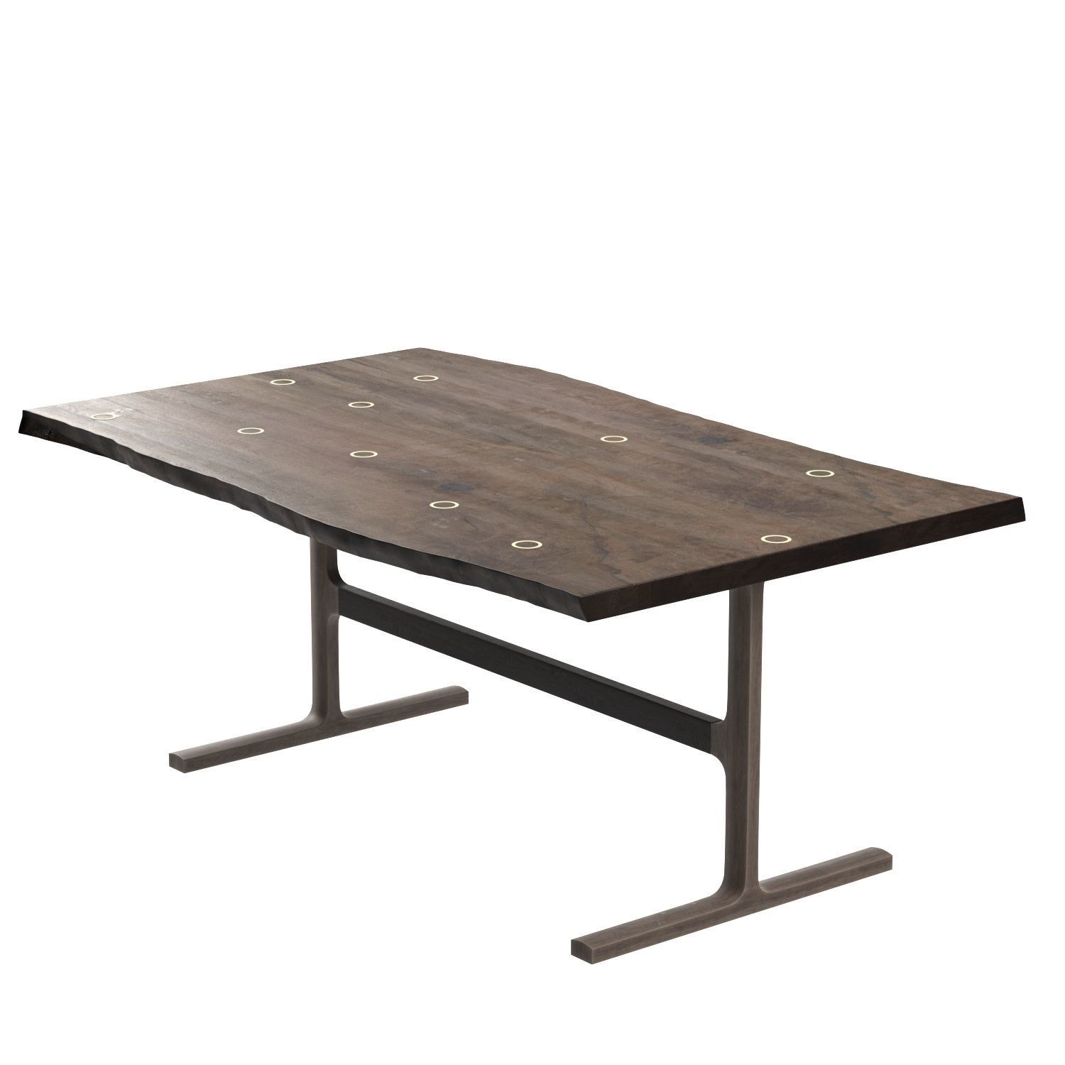 BRONZE SHAKER TABLE by Jeff Martin Joinery 3D model_1