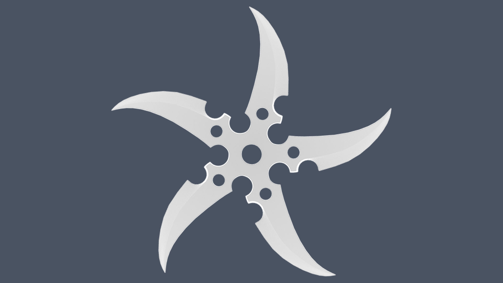 Ninja Shuriken 3D model_3