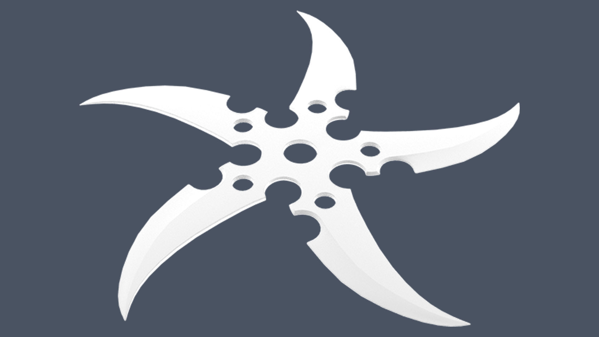Ninja Shuriken 3D model_4