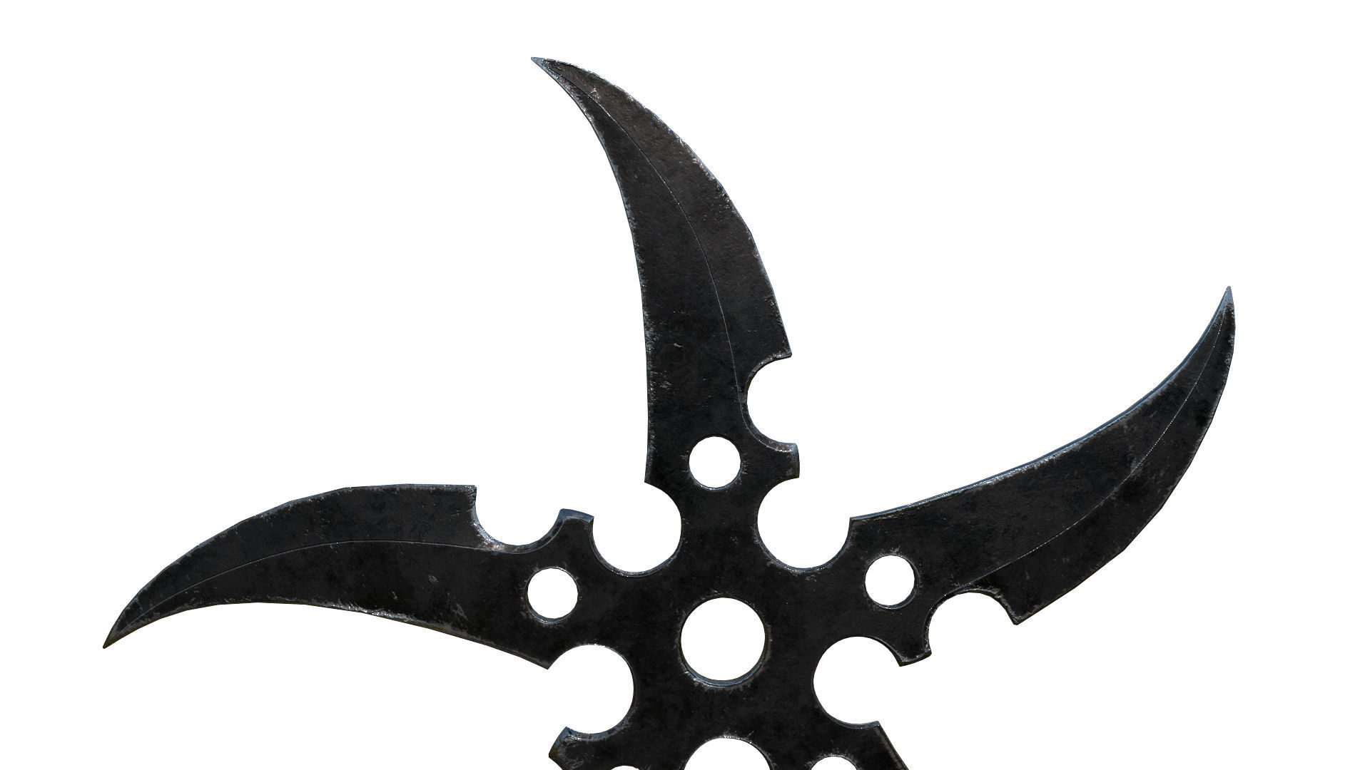 Ninja Shuriken 3D model_1