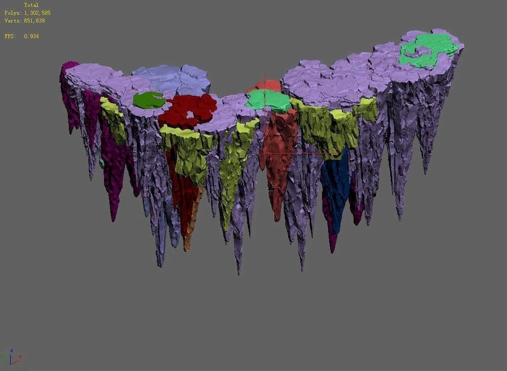 Mountain - Stone 38 3D model_8