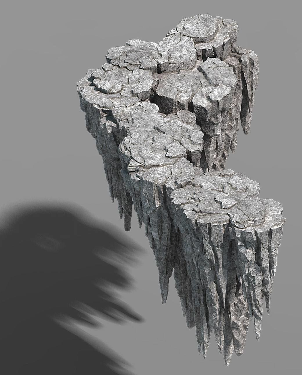 Mountain - Stone 38 3D model_3
