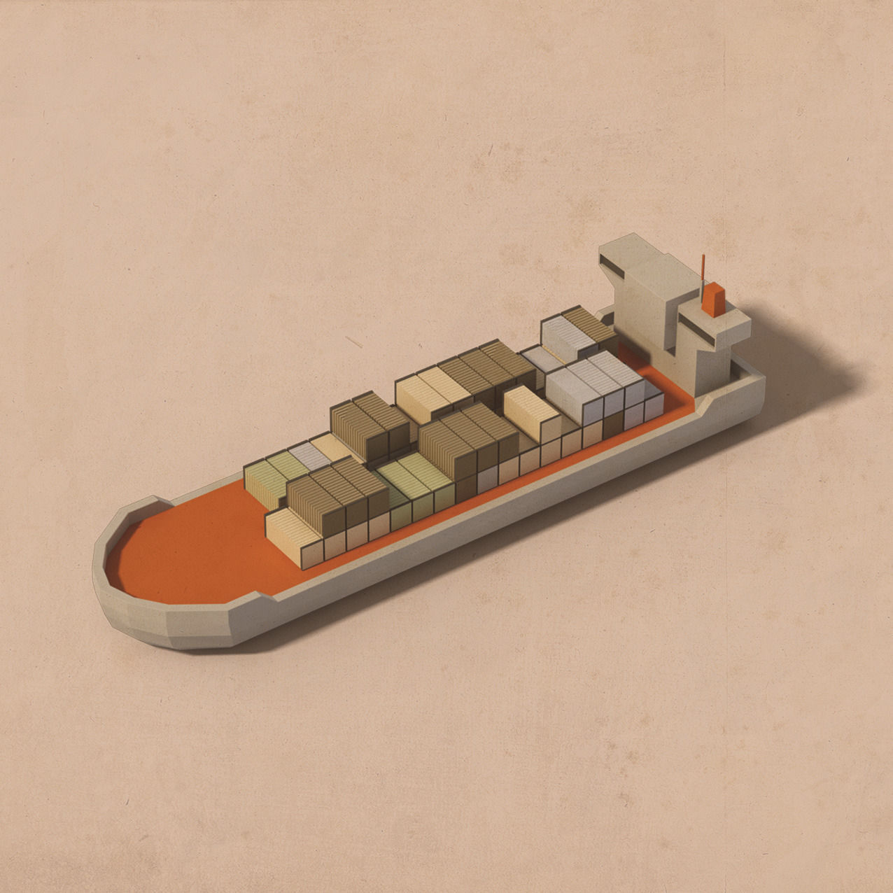 Pack of low poly Boats Low-poly 3D model_3