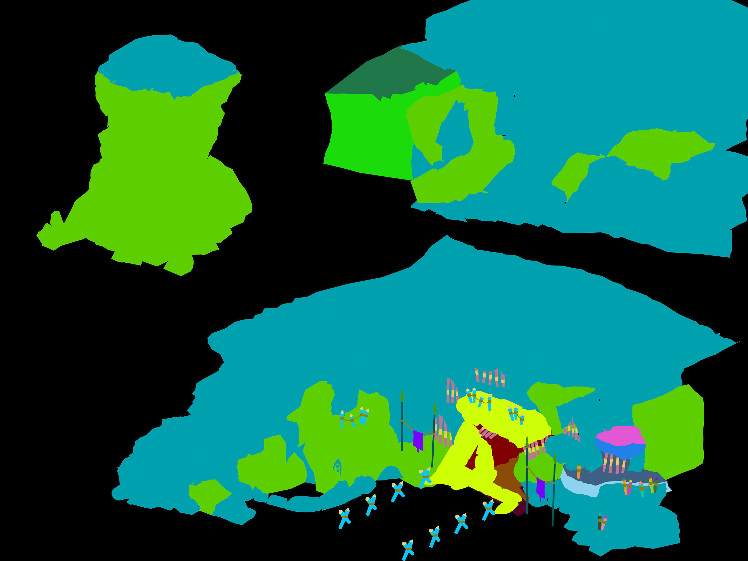 Mountain - Cliff - Entrance 01 3D model_2
