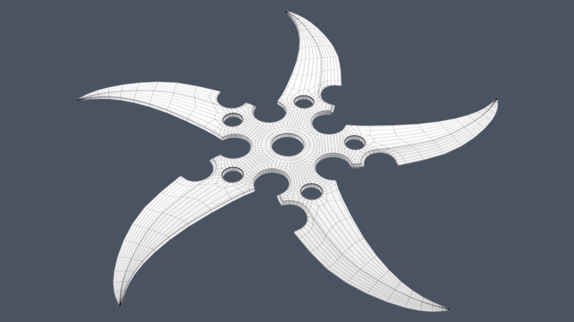 Ninja Weapons Pack 3D model_47