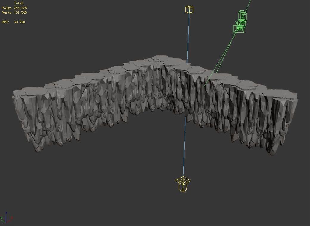 Yamagata-Stone 068 3D model_2