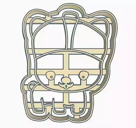 Cute Puppy Dog Cookie Cutter