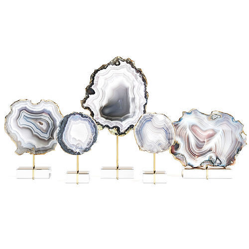 Decorative set of agate slices 3D model