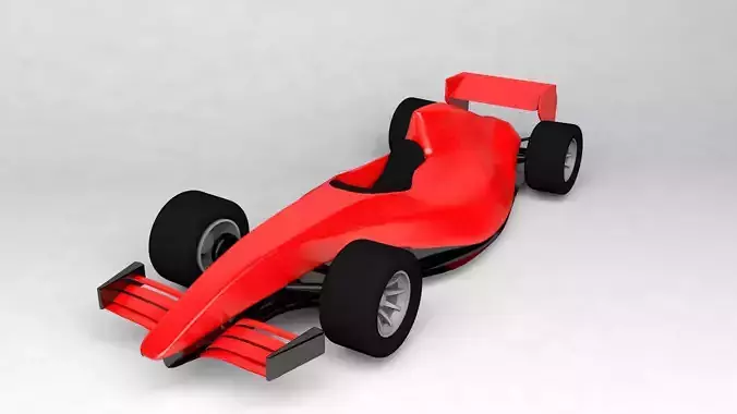 F1 3D model racing car Free low-poly 3D model