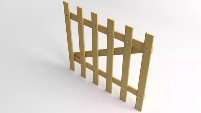 Fence Wooden 3