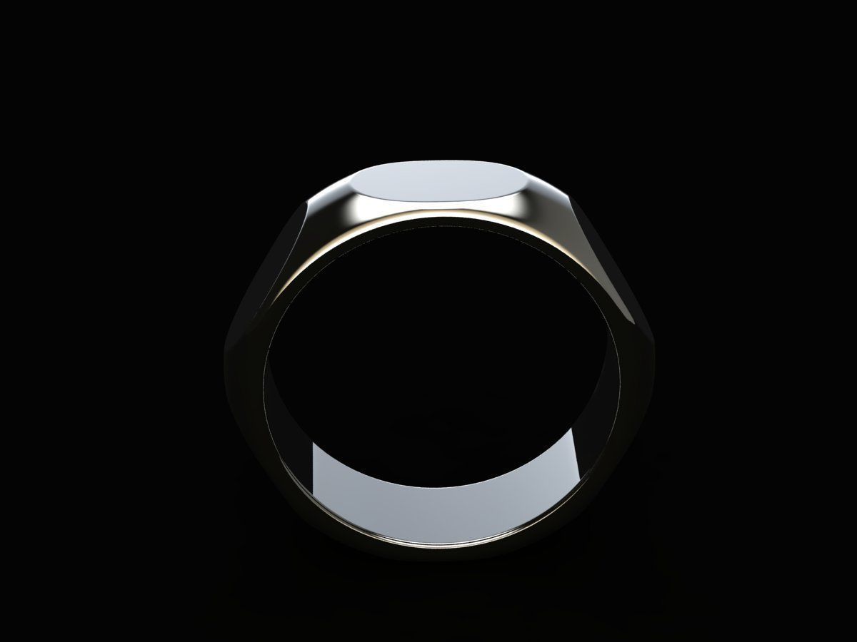 Men Band Rings in Us Size 3D print model_2