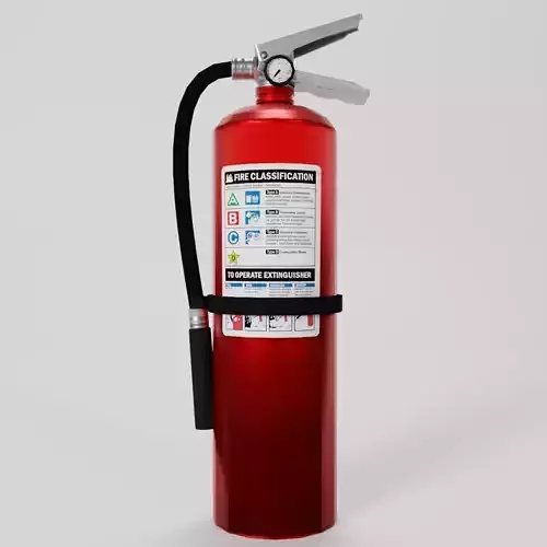 Low Poly Fire Extinguisher