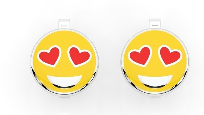 childrens earrings smile  3D print model