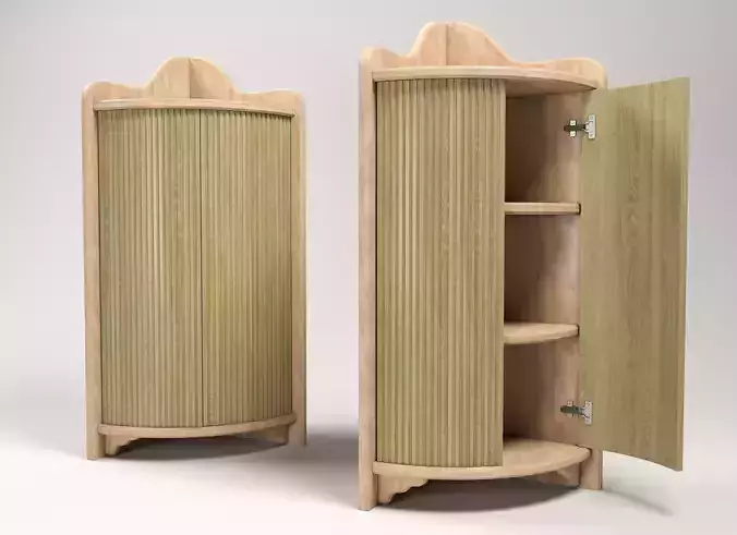 Corner Liquor Cabinet for Rhino