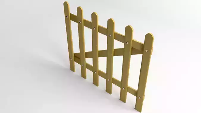 Fence Wooden 11