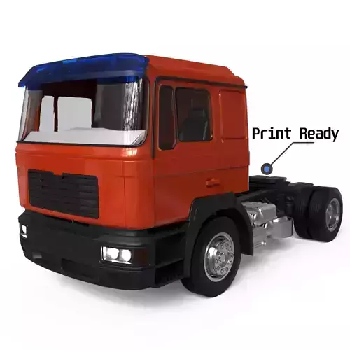 3d printer files German truck F2000 industrial 3D print model