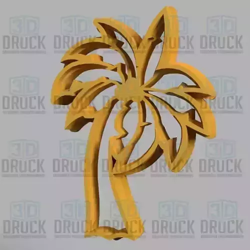 Palm Tree - Palmera Cookie Cutter 3D print model