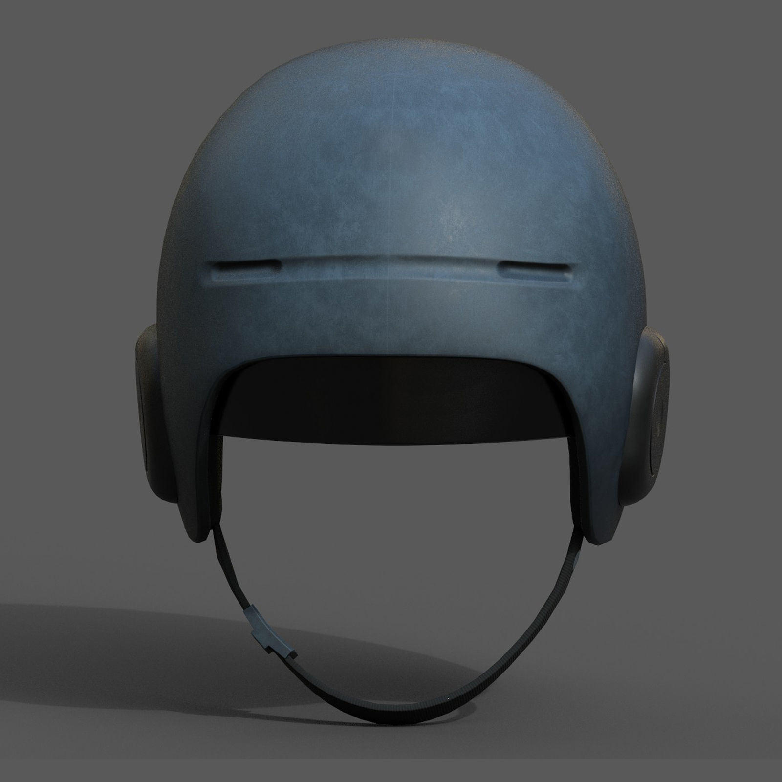 Helmet scifi military combat futuristic technology space Low-poly 3D model_1