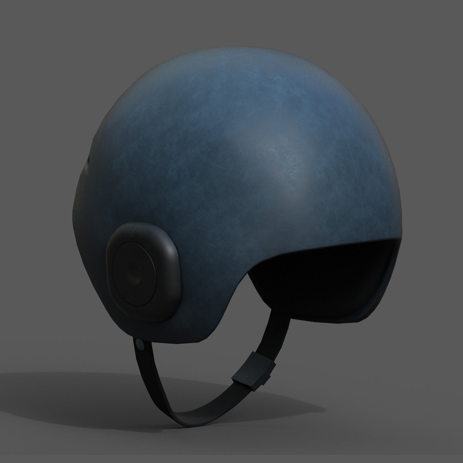 Helmet scifi military combat futuristic technology space Low-poly 3D model_7