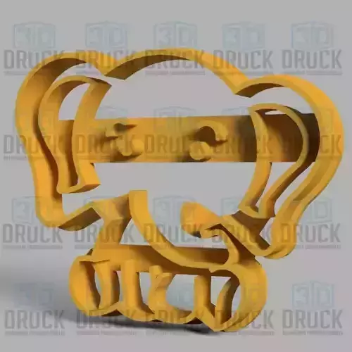  Elephant - Elefante Cookie Cutter