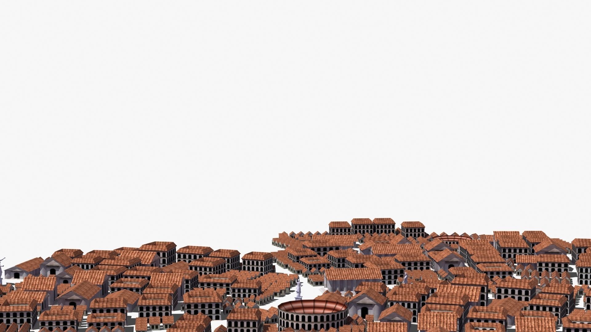 Ancient City Low-poly 3D model_20
